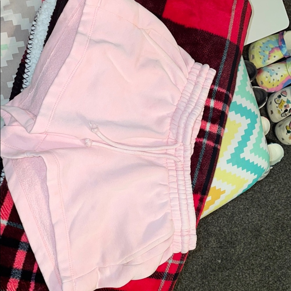 Baby pink shorts